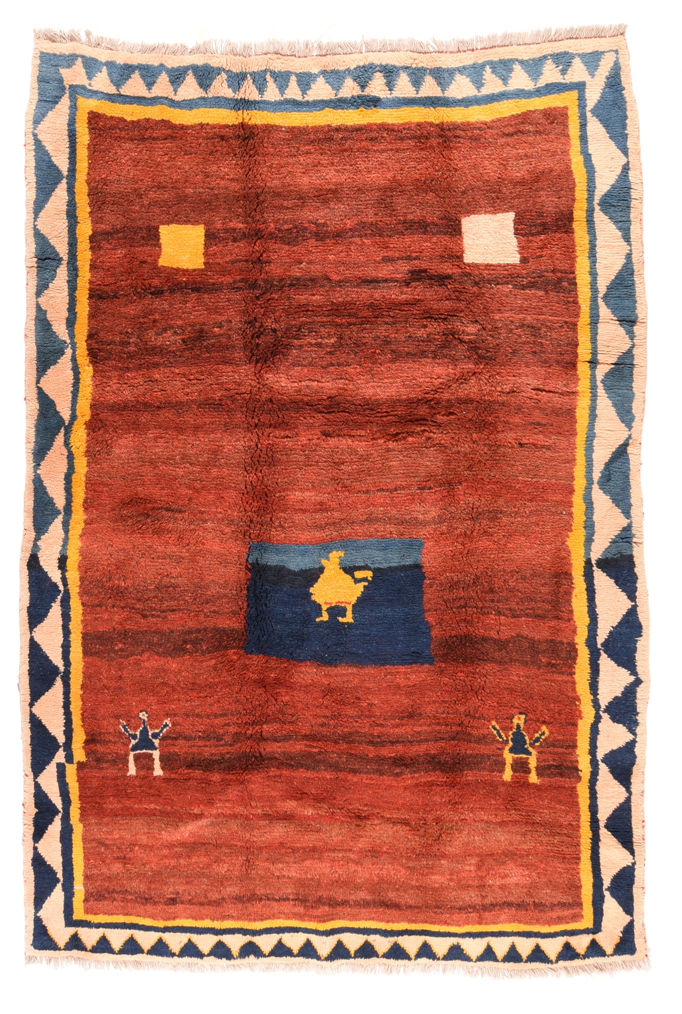 Vintage Gabbeh Rug 6'5'' x 9'5'' – Victor Gallery