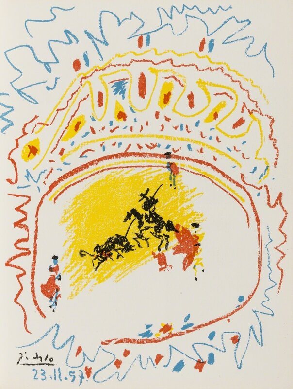Pablo Picasso,
La Petite Corrida (Bloch 839; Mourlot 302; Cramer Books 92), 1958