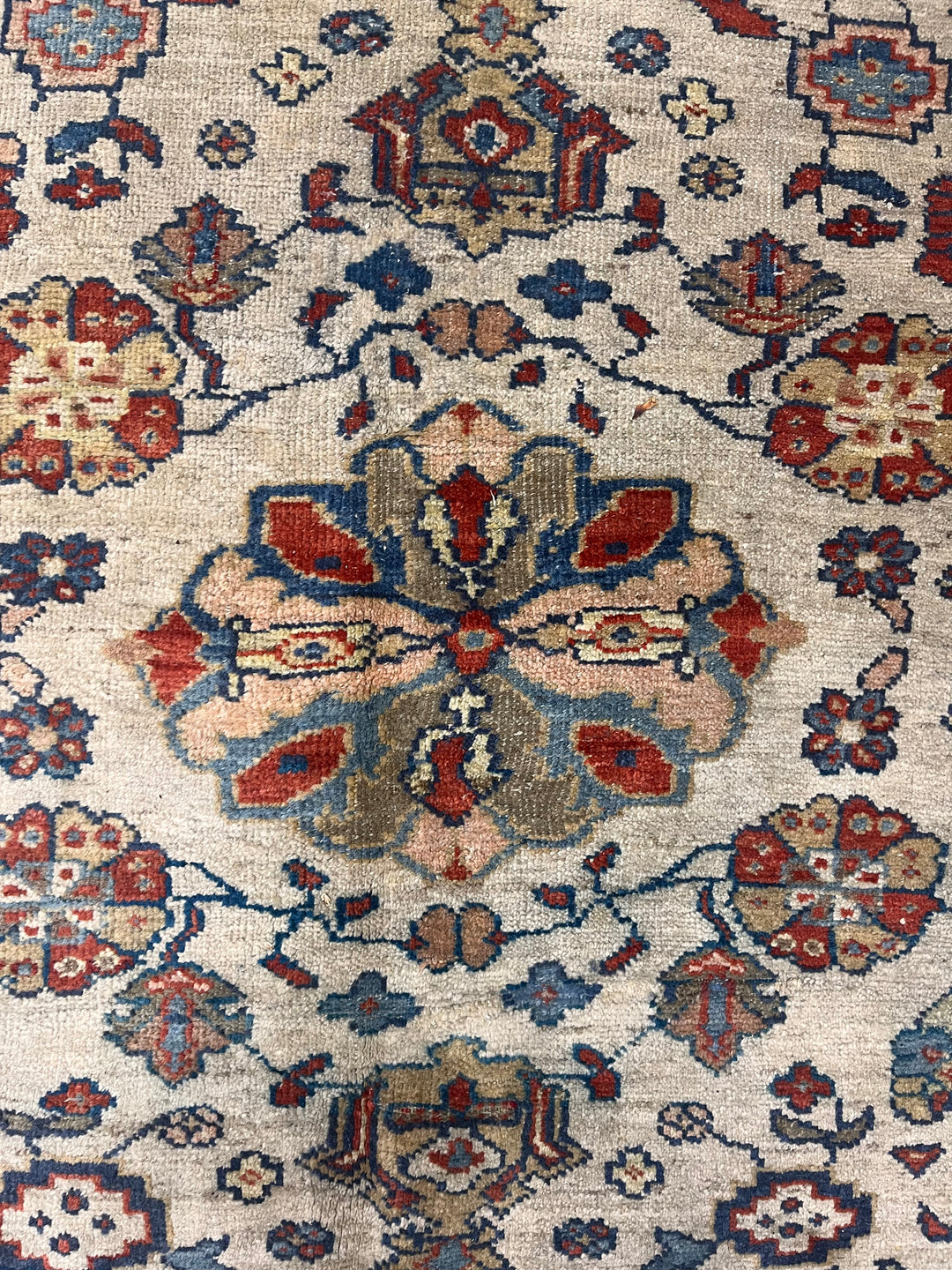 Antique Persian Sultanabad Mahal Rug 7’2" x 10’1”