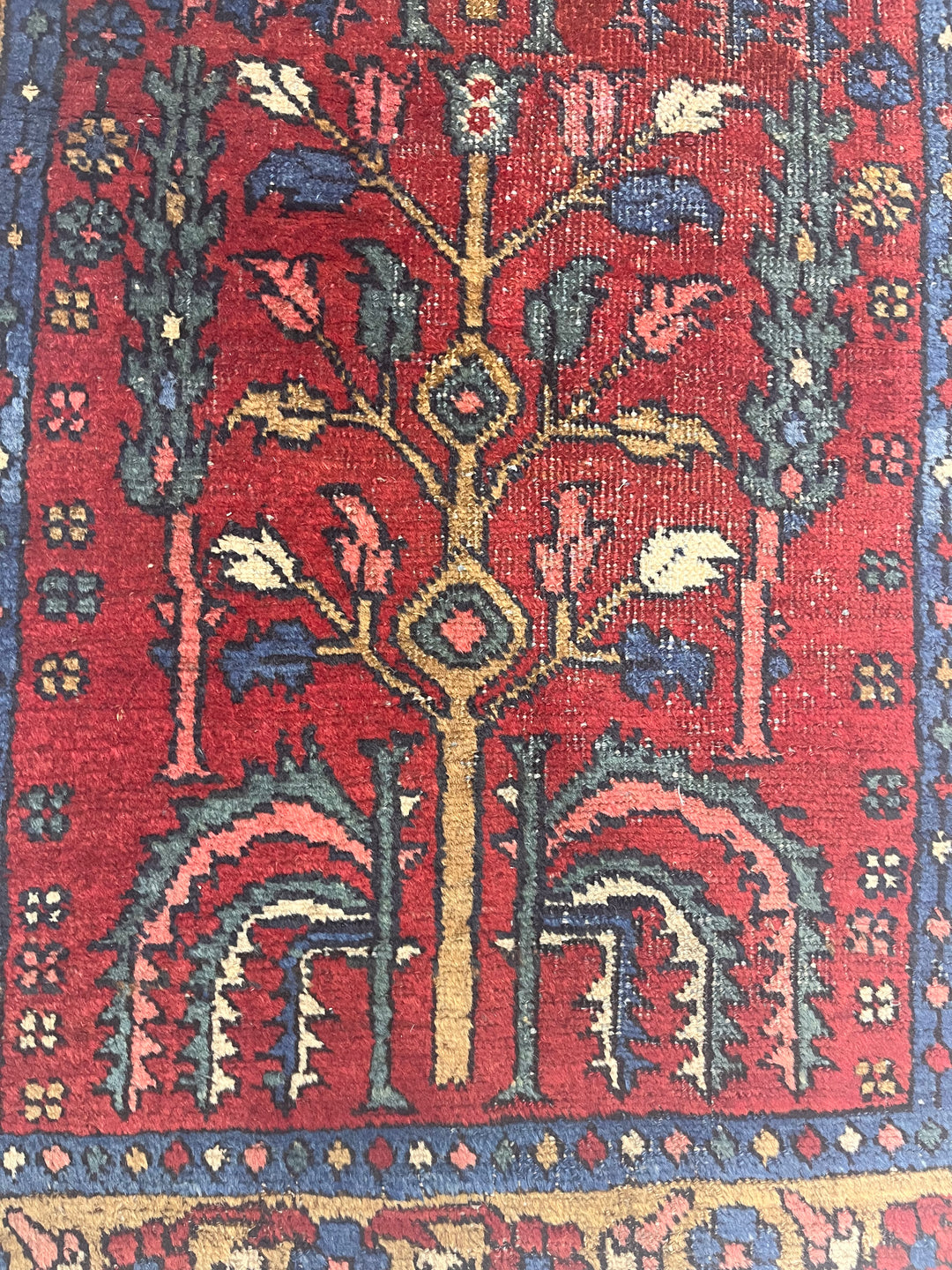 Antique Persian Heriz Rug 2'9" x 4’6”