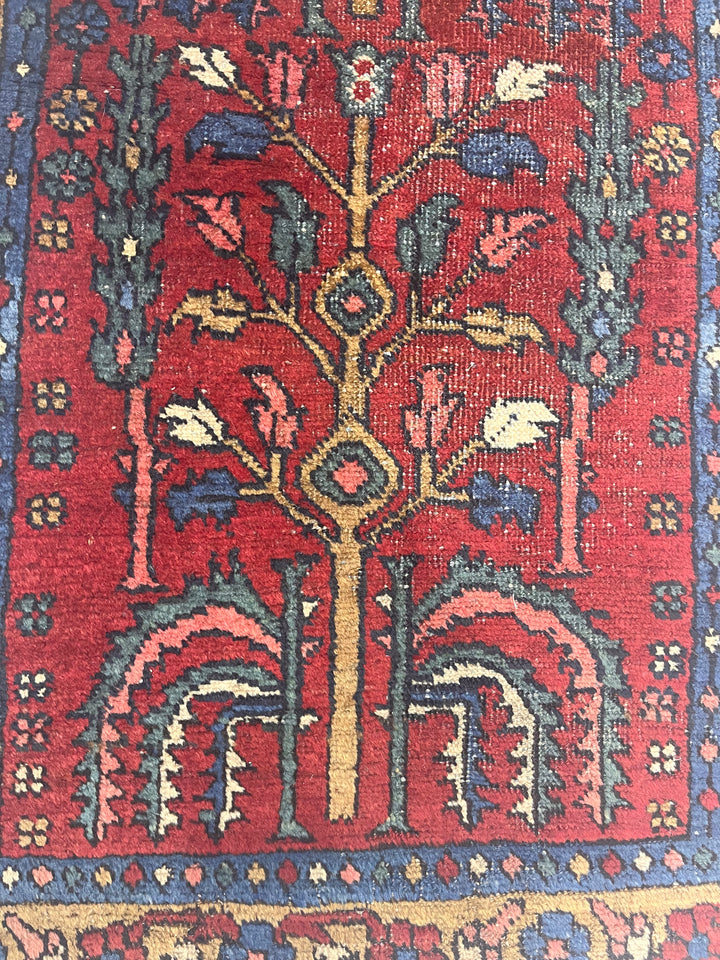 Antique Persian Heriz Rug 2'9" x 4’6”