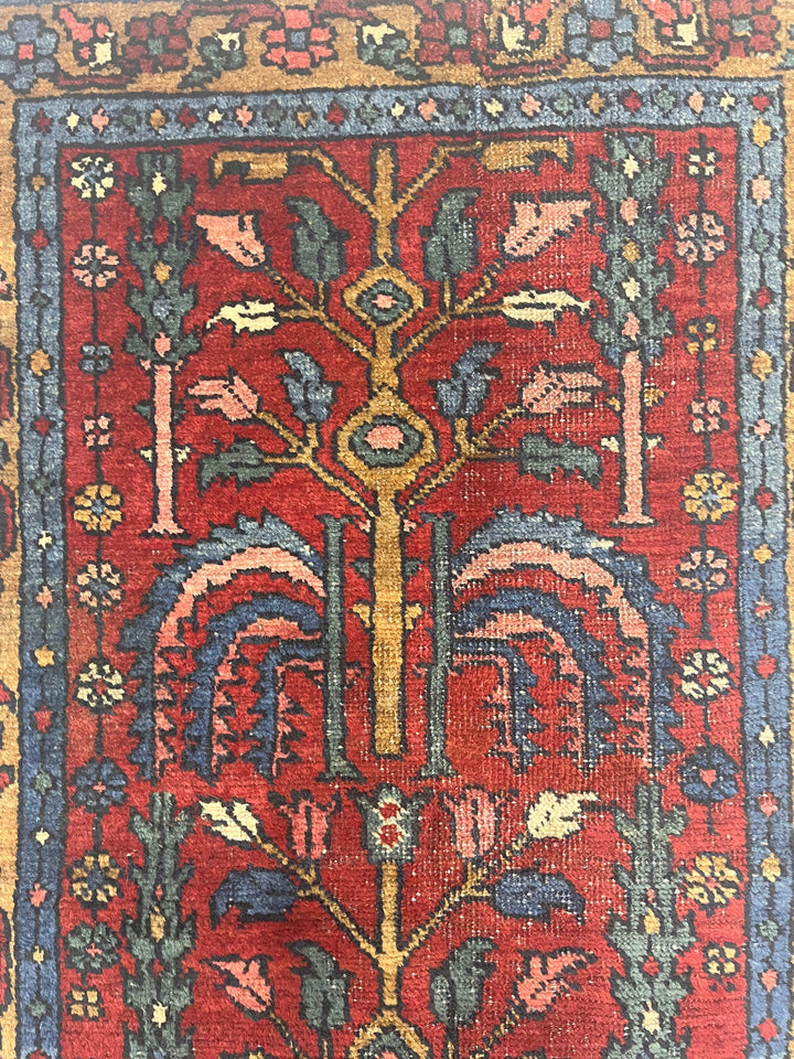Antique Persian Heriz Rug 2'9" x 4’6”