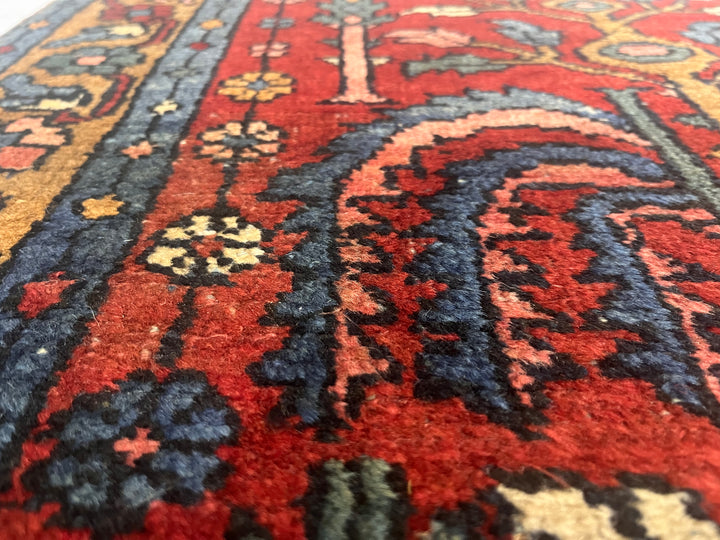 Antique Persian Heriz Rug 2'9" x 4’6”