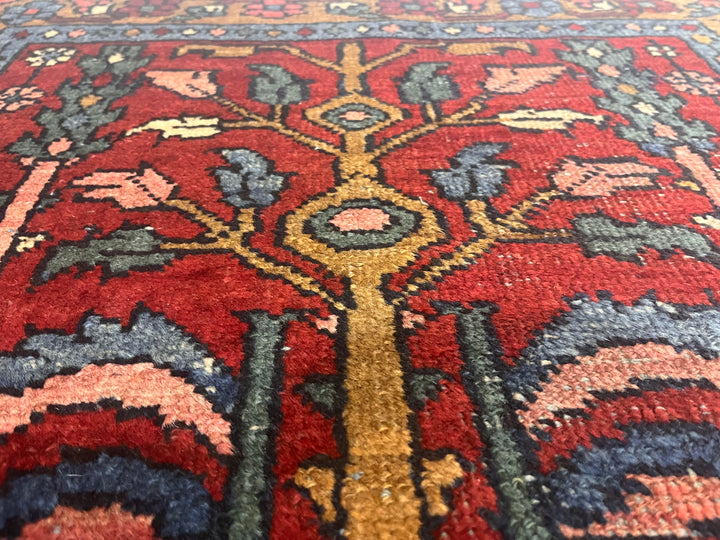 Antique Persian Heriz Rug 2'9" x 4’6”