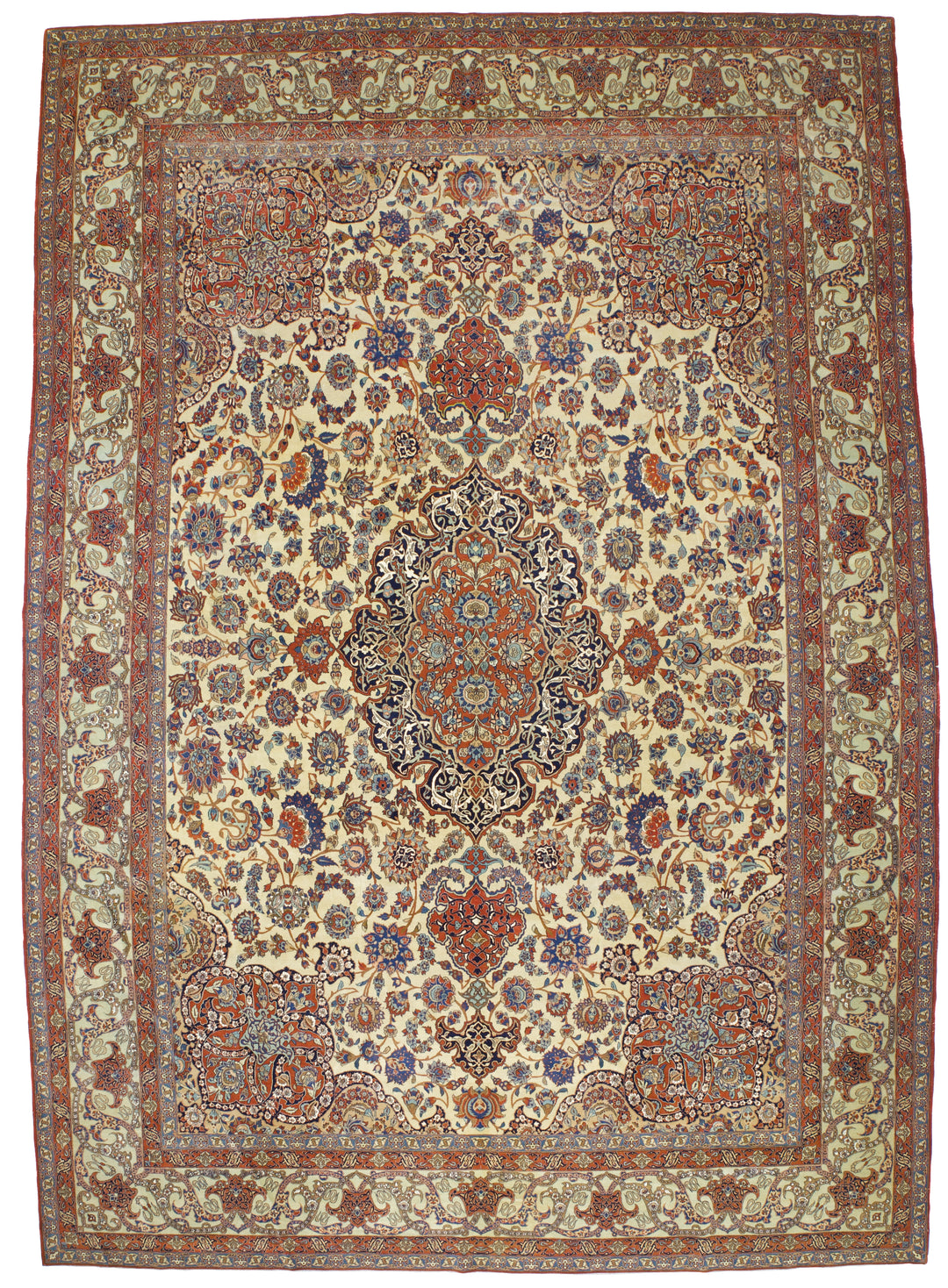 Antique Persian Isfahan Rug 10’0" x 15’2”