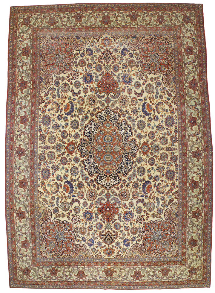 Antique Persian Isfahan Rug 10’0" x 15’2”