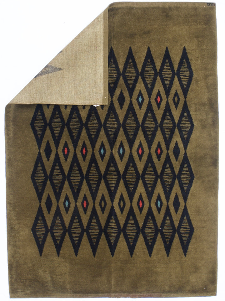 Antique French Rug Signed Leleu 5'9" x 8’0"