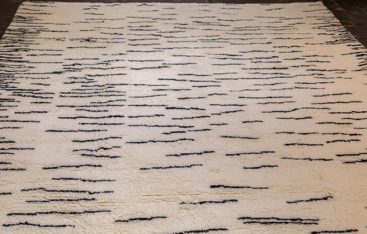 Fine Vintage Moroccan Wool Rug 9'5'' x 11'11''