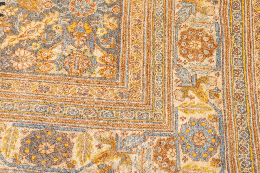 Antique Haji Jalili Tabriz Rug 4'5'' x 5'4''