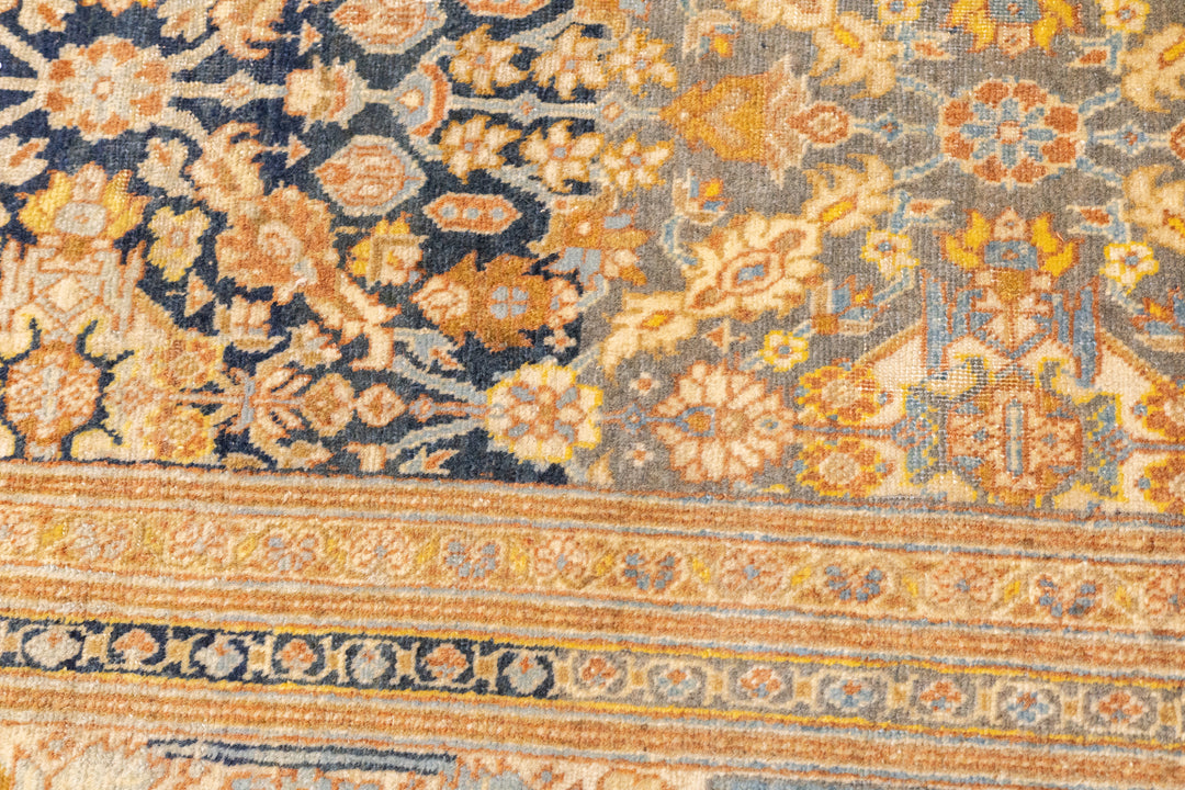 Antique Haji Jalili Tabriz Rug 4'5'' x 5'4''