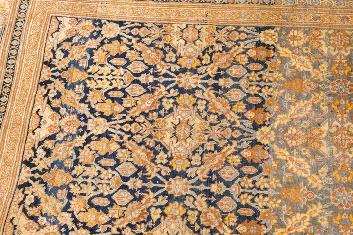 Antique Haji Jalili Tabriz Rug 4'5'' x 5'4''