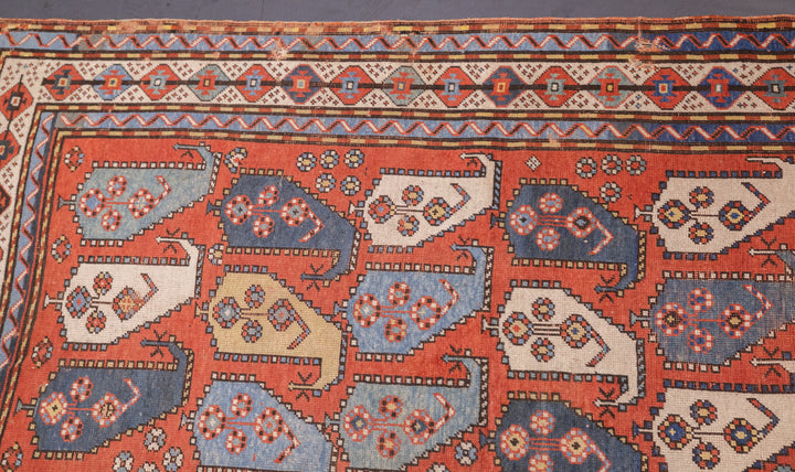 Antique Kazak Rug 3'9'' x 6'1''