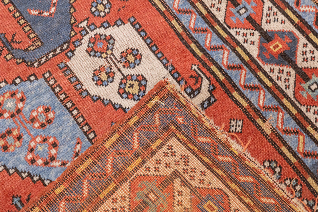 Antique Kazak Rug 3'9'' x 6'1''