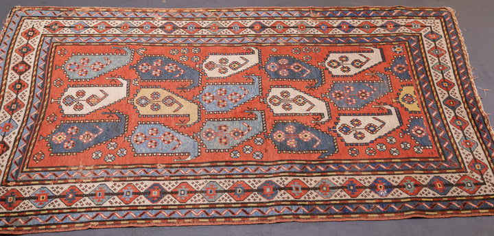 Antique Kazak Rug 3'9'' x 6'1''
