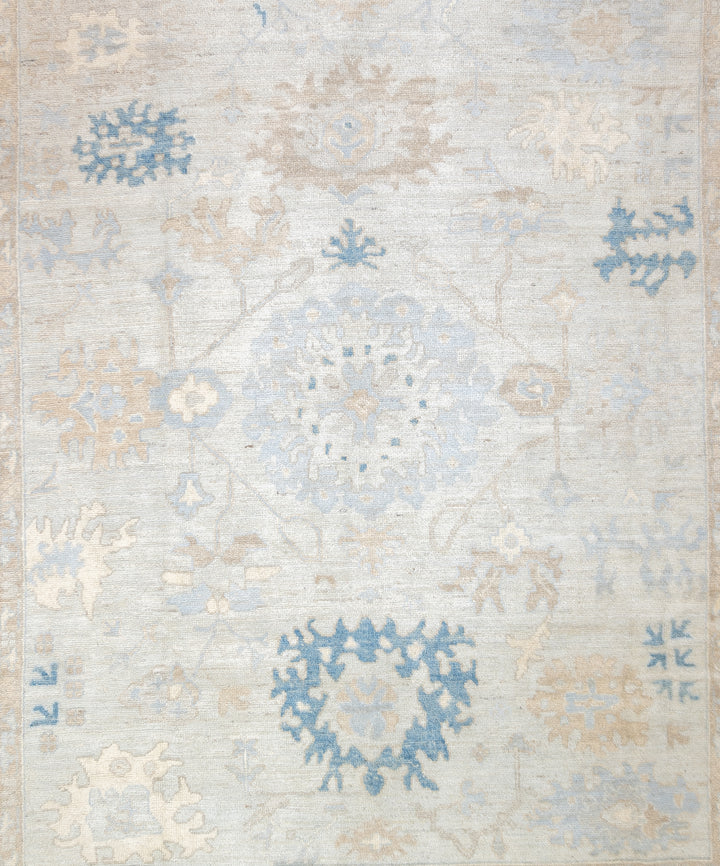 Fine Vintage Oushak Wool Rug 8'1'' x 9'7''