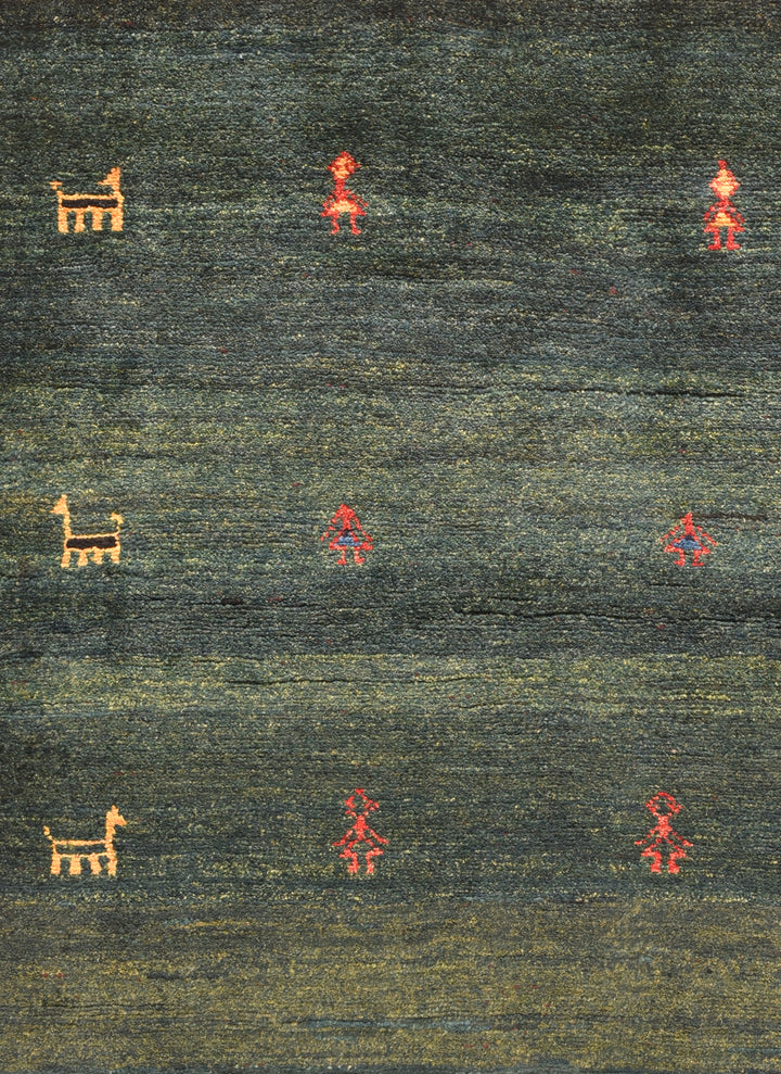 Vintage  Gabbeh Rug 4'3'' x 4'9''