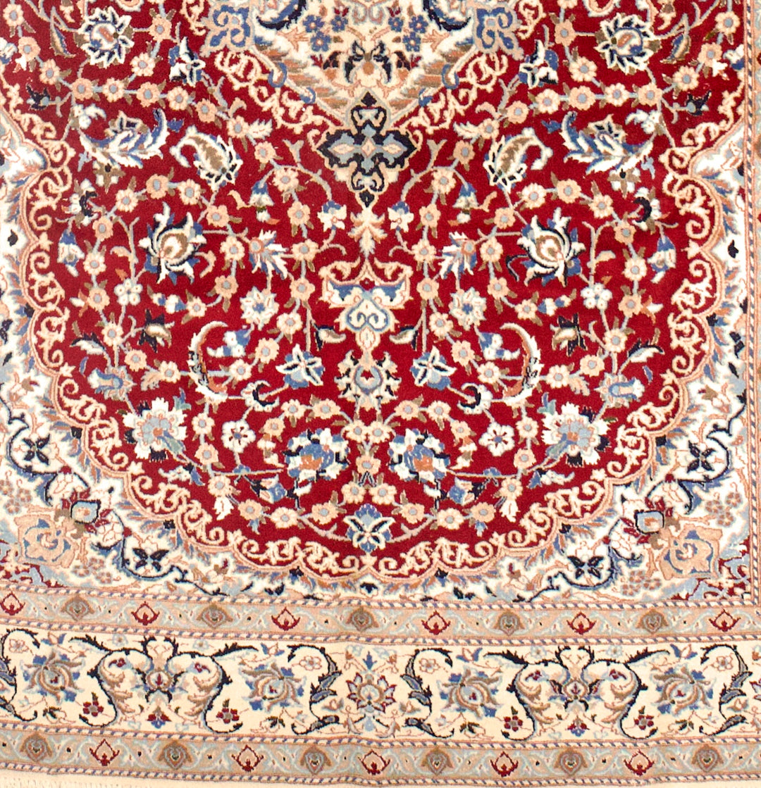 Vintage Persian Nain Rug 6’7” x 10’3"