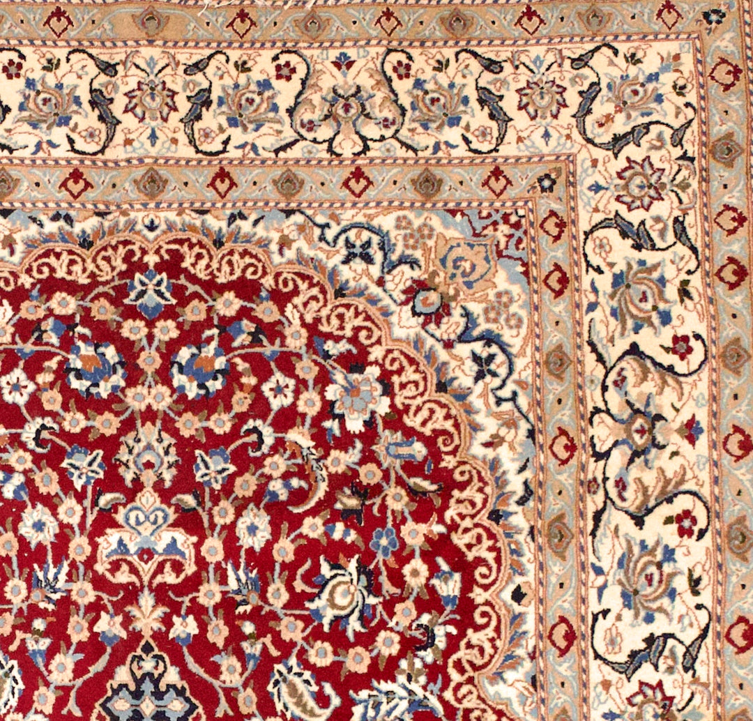 Vintage Persian Nain Rug 6’7” x 10’3"