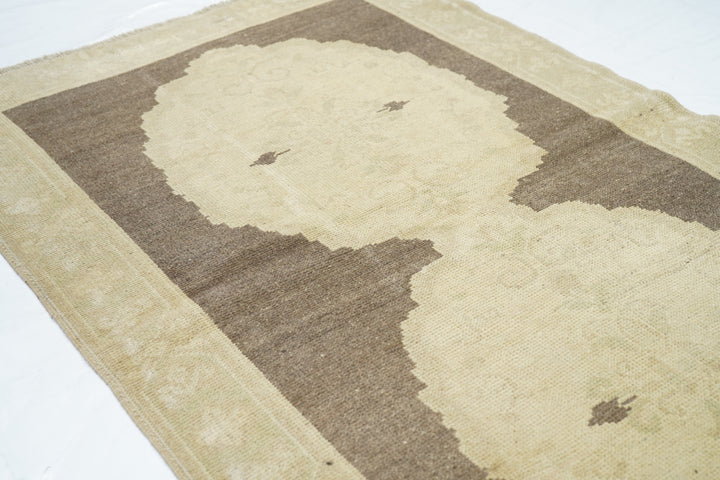 Vintage Turkish Wool Rug 3’1" x 6’3"