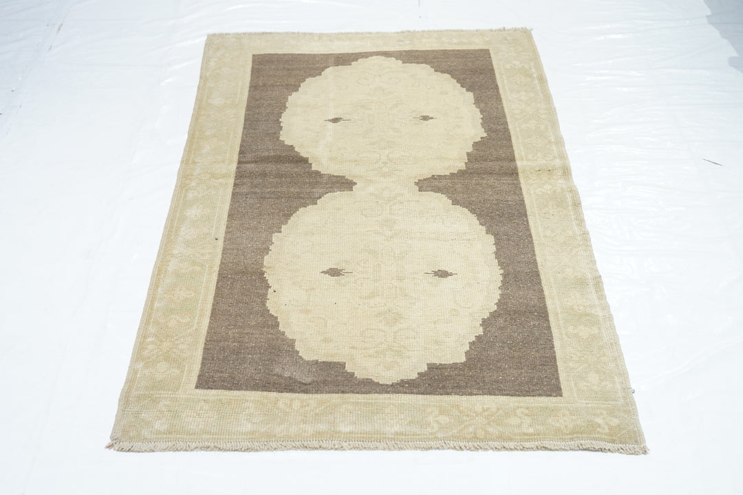 Vintage Turkish Wool Rug 3’1" x 6’3"