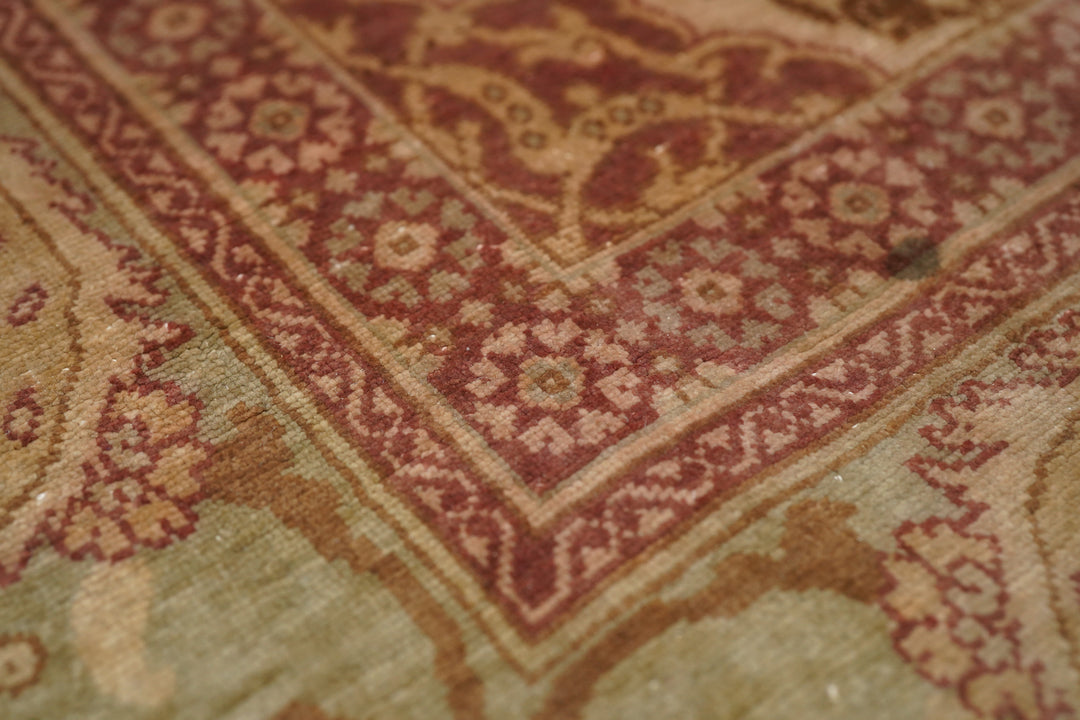 Antique Turkish Silk Signed Hereke Rug 4'3'' x 6'8''