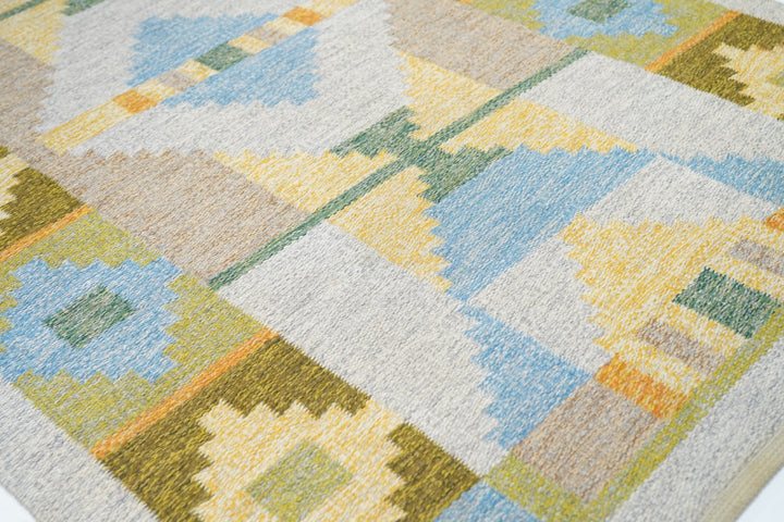 Swedish Kilim Rug 4'3'' x 6'7''