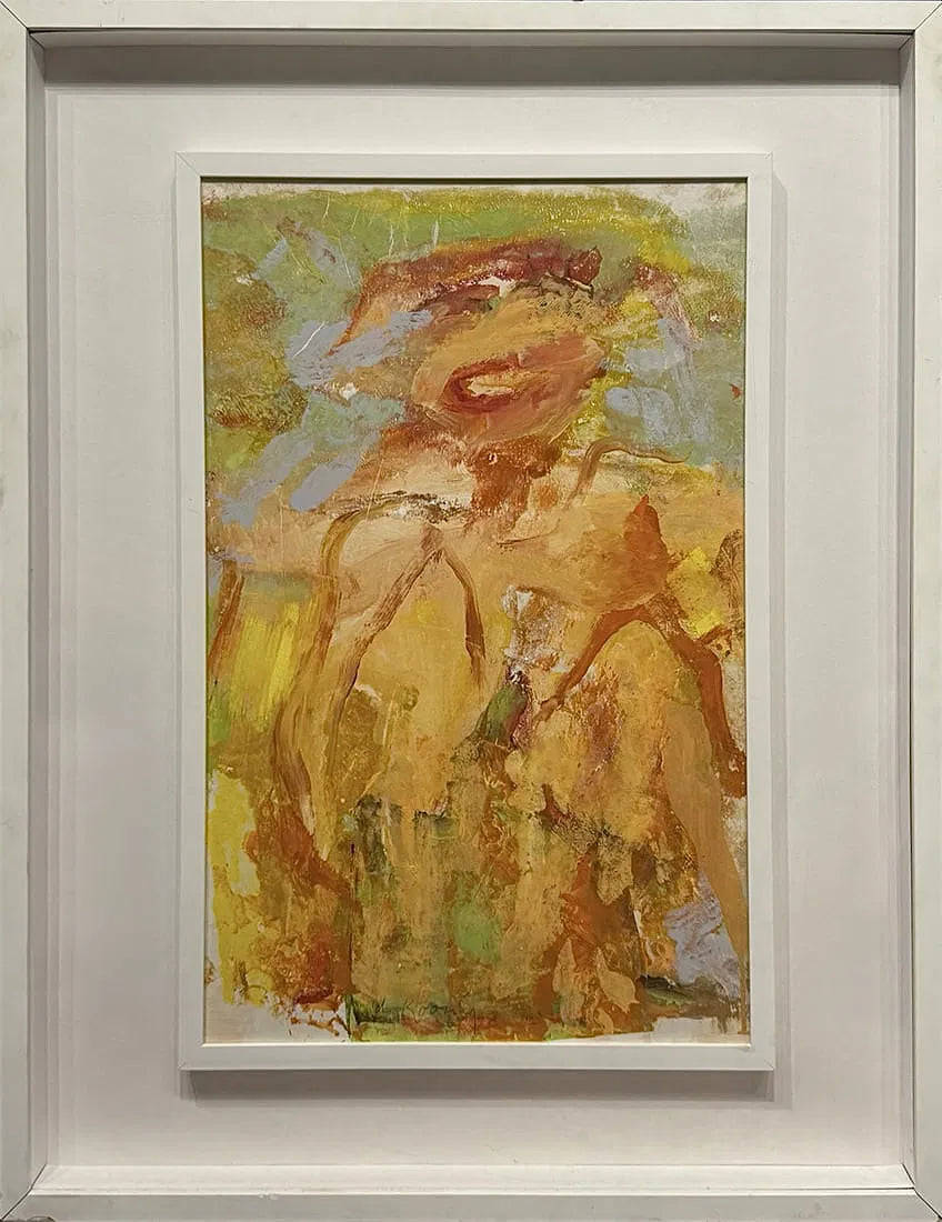 Willem De Kooning- Untitled (Orange + Green Abstraction)