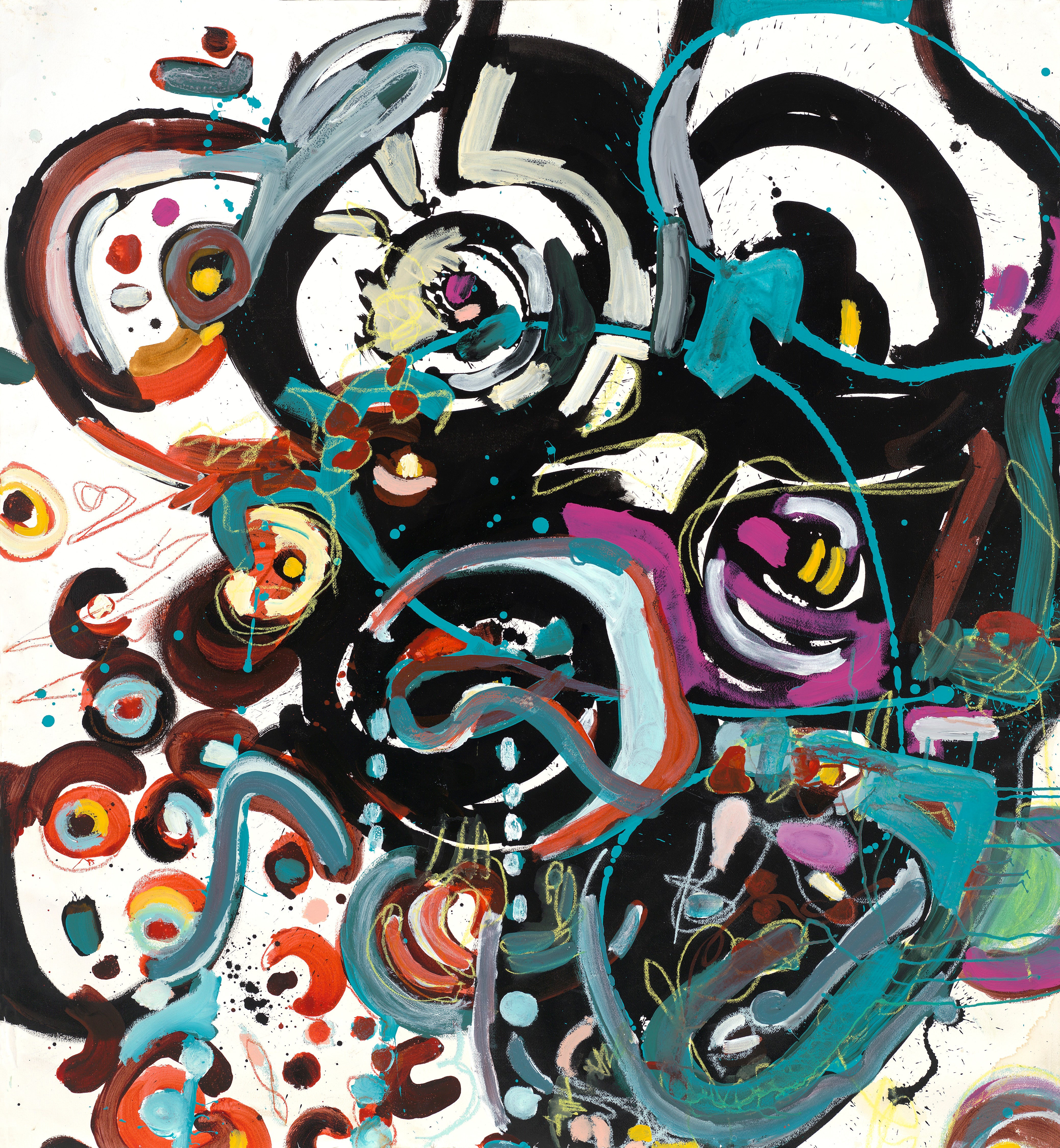 Abstract with Circles – Victor Gallery