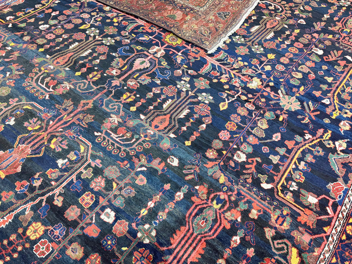 Vintage Bakhtiari Rug 12'6'' x 14'11''