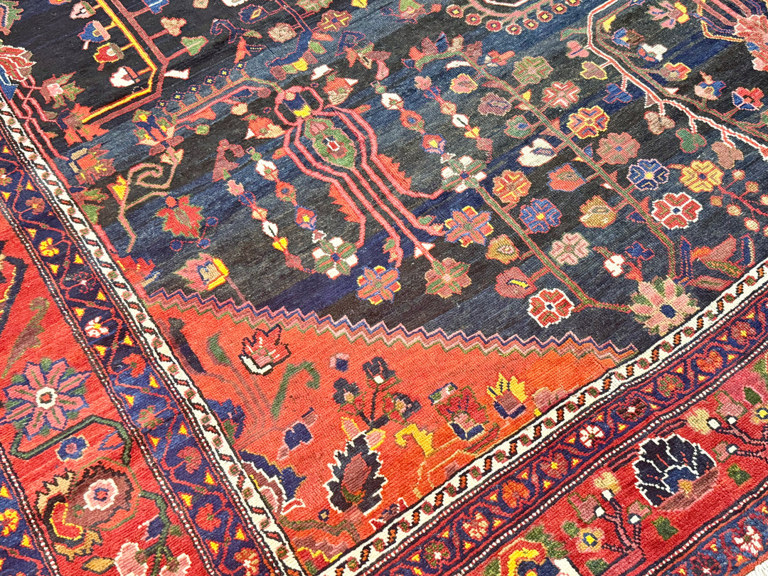 Vintage Bakhtiari Rug 12'6'' x 14'11''