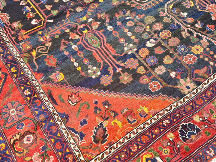 Vintage Bakhtiari Rug 12'6'' x 14'11''