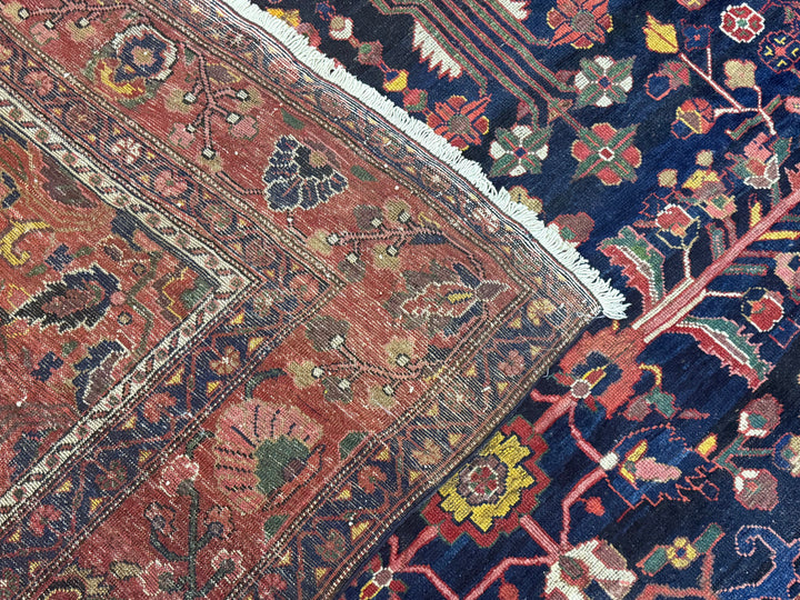 Vintage Bakhtiari Rug 12'6'' x 14'11''