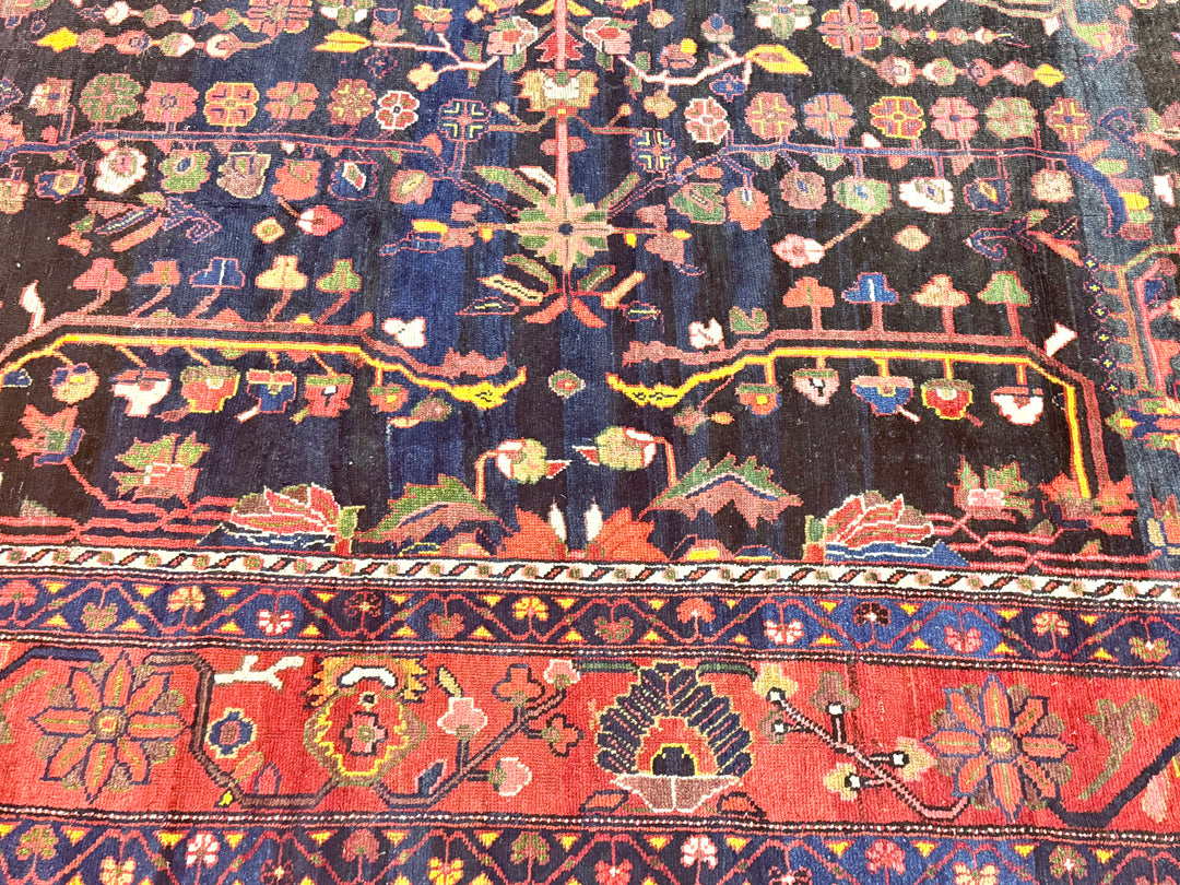 Vintage Bakhtiari Rug 12'6'' x 14'11''