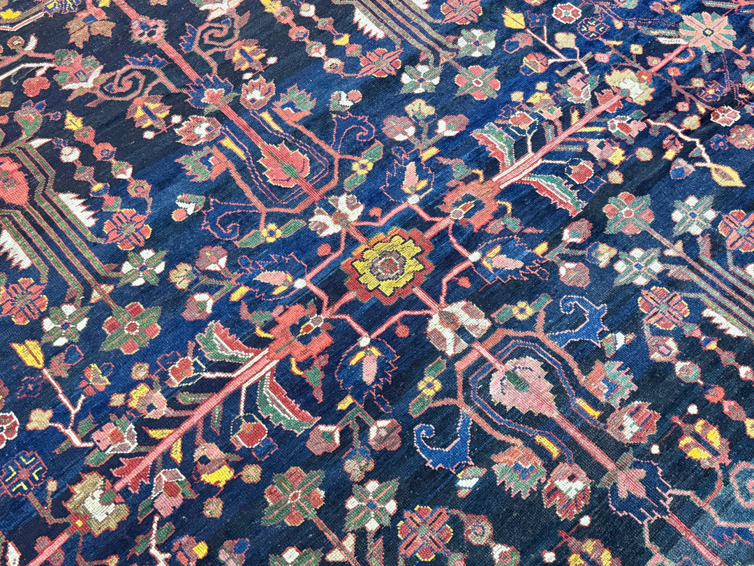 Vintage Bakhtiari Rug 12'6'' x 14'11''