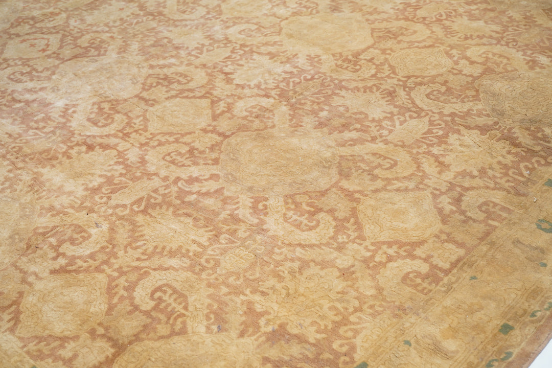 Vintage European Hook Rug 12'11'' x 19'10''