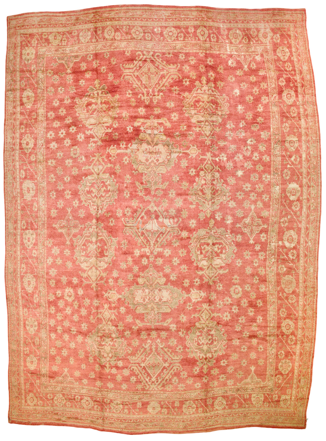 Antique Oushak Rug 14’2” x 20’6”