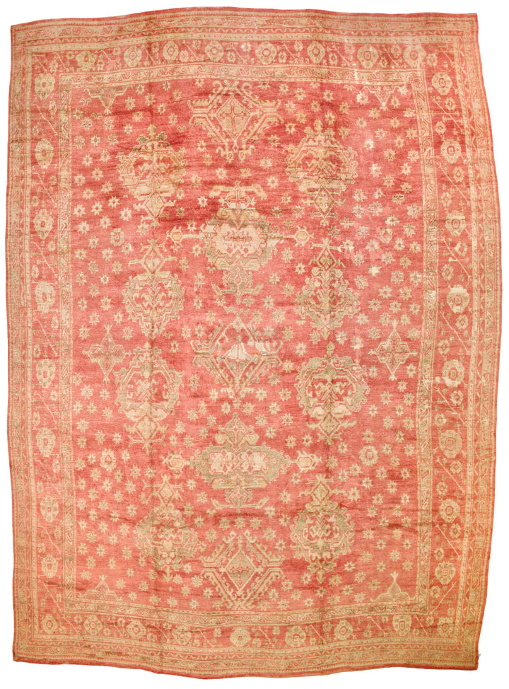 Antique Oushak Rug 14’2” x 20’6”