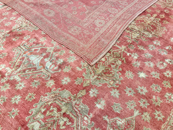 Antique Oushak Rug 14’2” x 20’6”