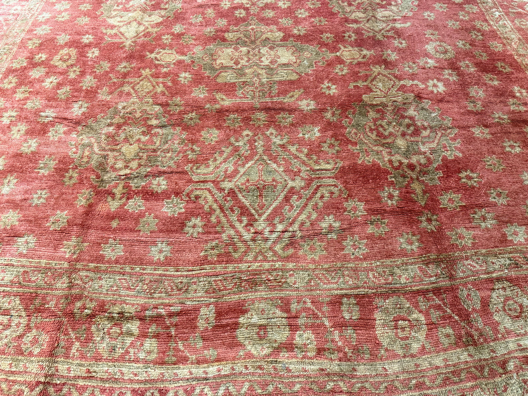 Antique Oushak Rug 14’2” x 20’6”