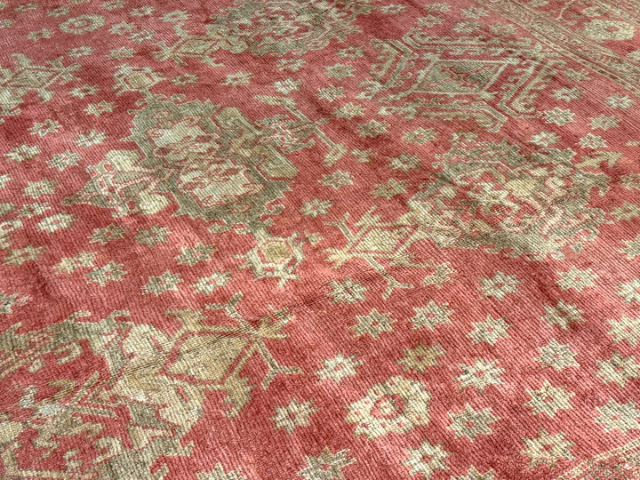 Antique Oushak Rug 14’2” x 20’6”