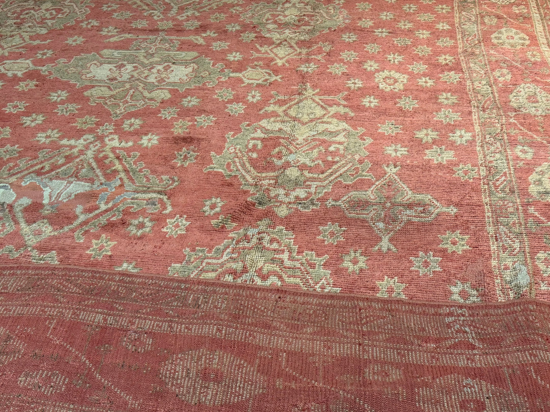 Antique Oushak Rug 14’2” x 20’6”