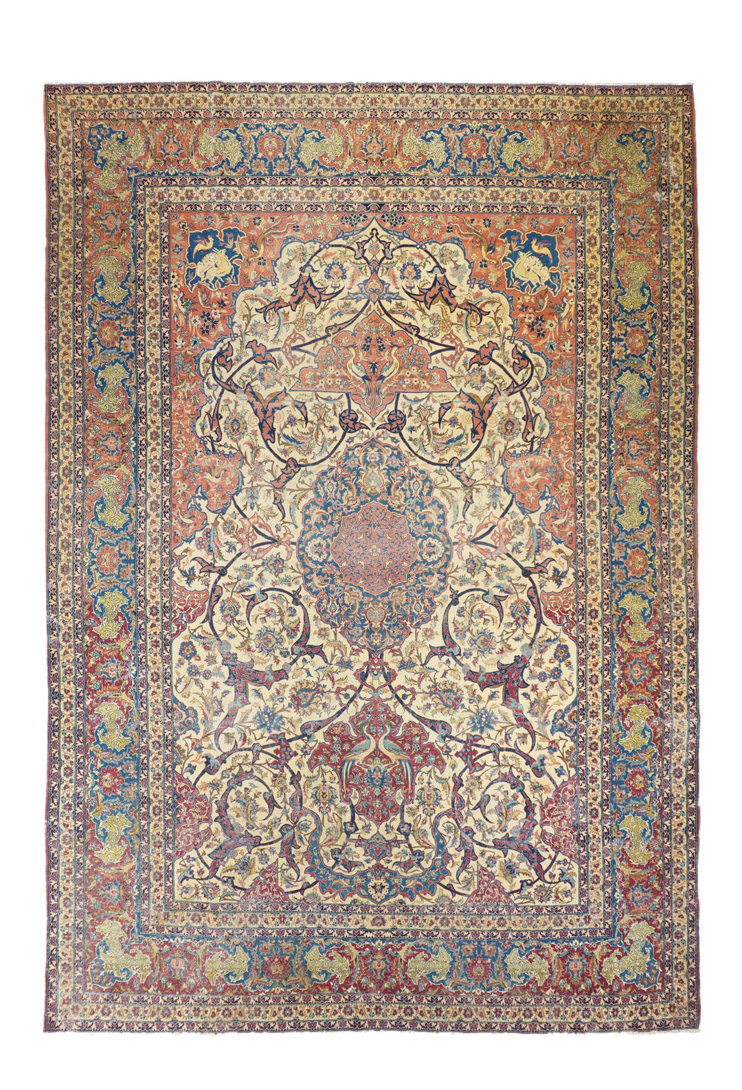 Antique Isfahan Rug 8'3'' x 12'0''