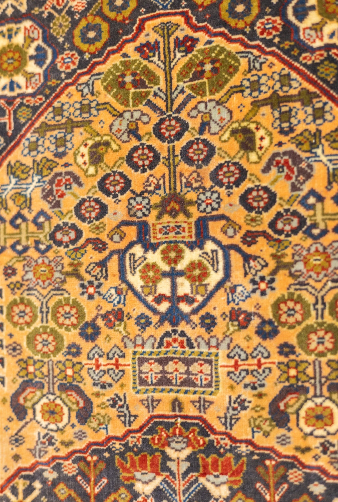 Vintage Persian Qashqai Rug 1'3'' x 2'8''