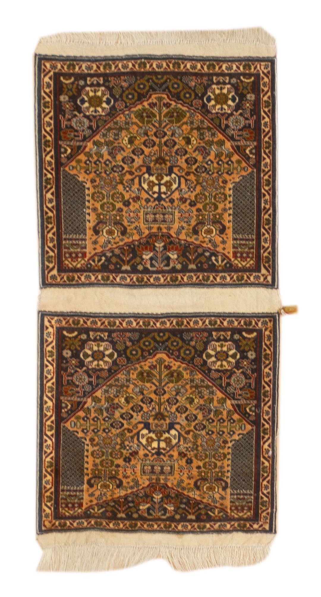 Vintage Persian Qashqai Rug 1'3'' x 2'8''