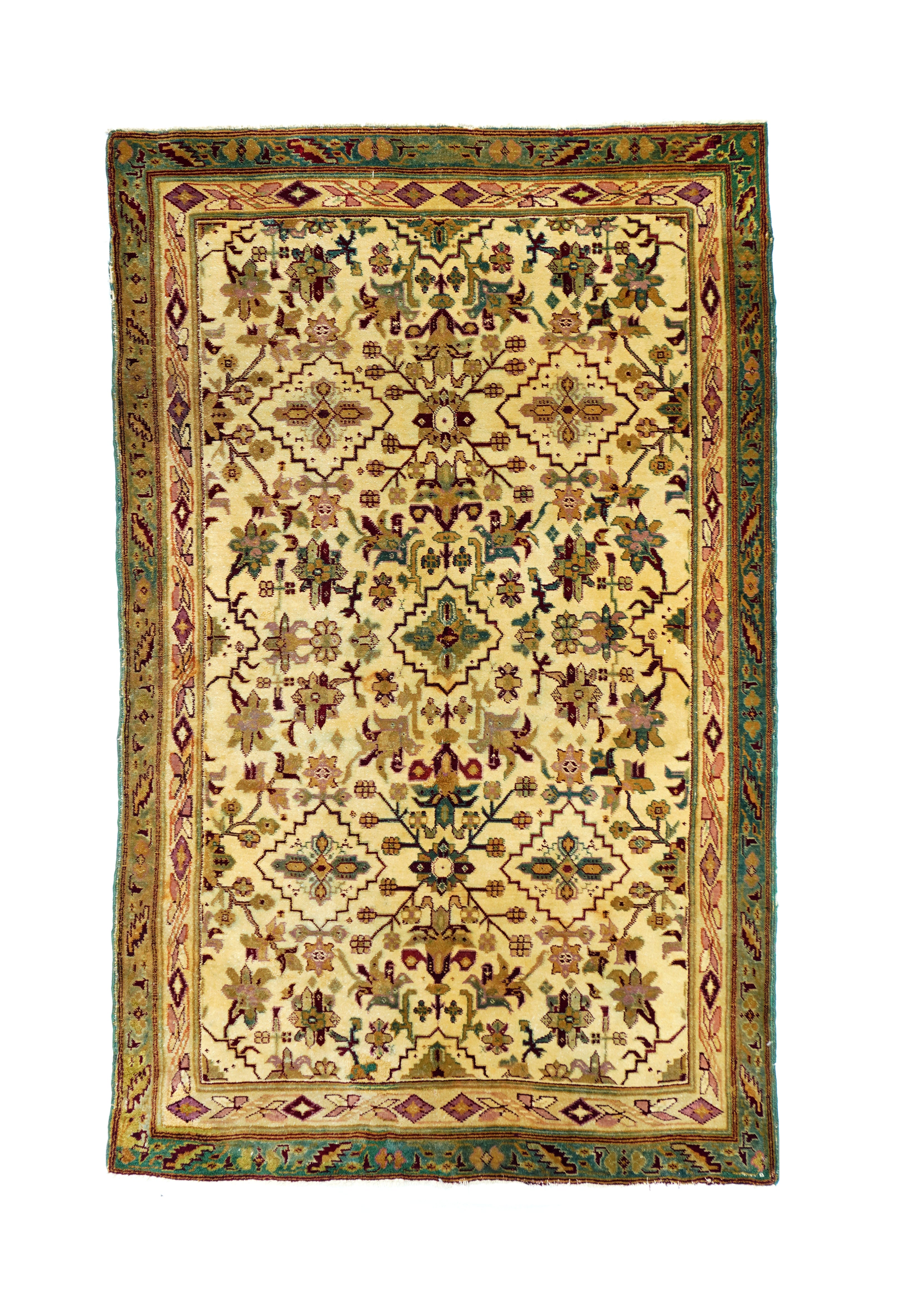 Antique Agra Rug 4'0