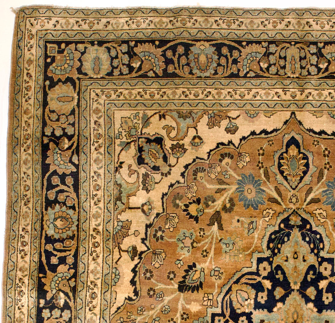 Vintage Persian Mashad Rug 9’3" x 12’2”