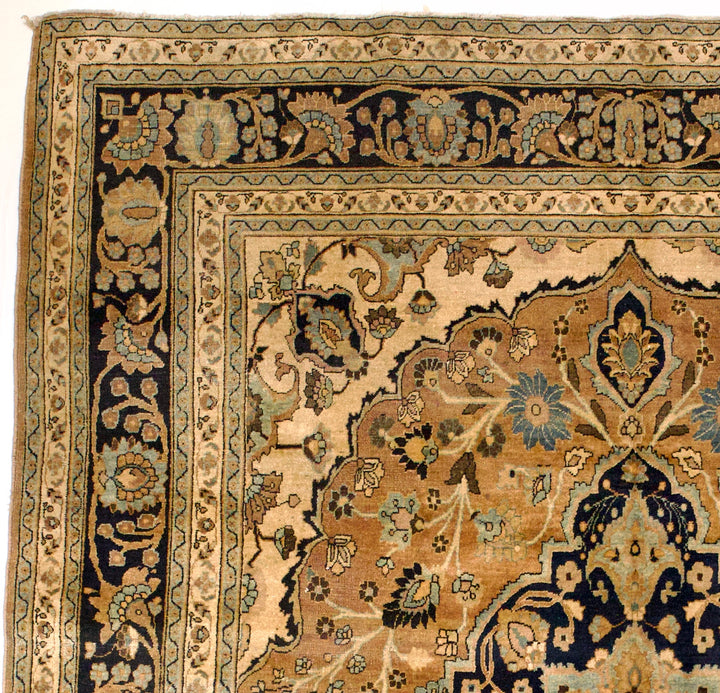 Vintage Persian Mashad Rug 9’3" x 12’2”