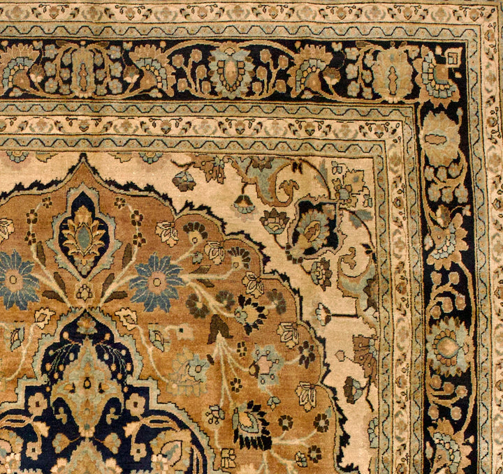 Vintage Persian Mashad Rug 9’3" x 12’2”
