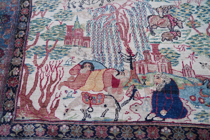 Antique  Lavar Kerman Rug 21’ x 29’6’