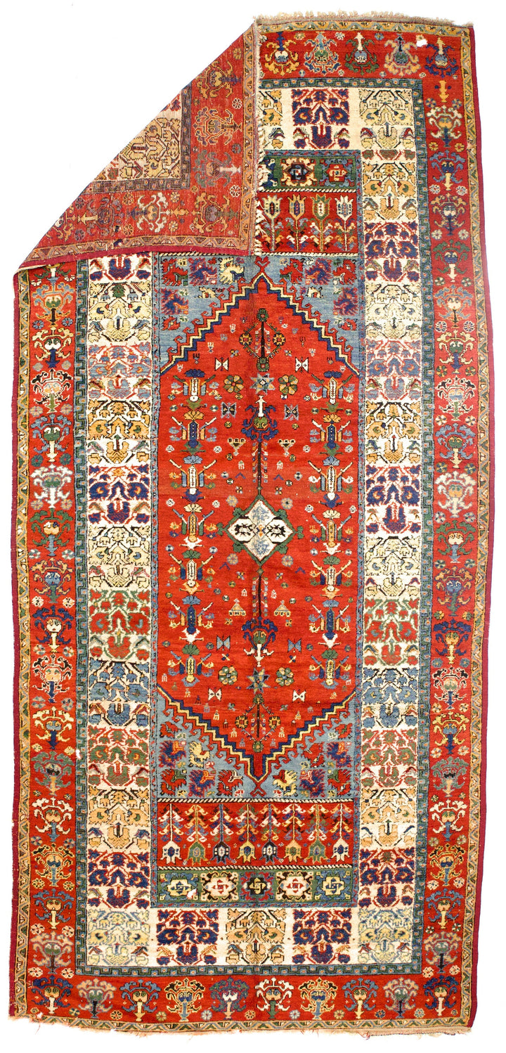Antique Moroccan Wool Rug 6’4” x 13’1”